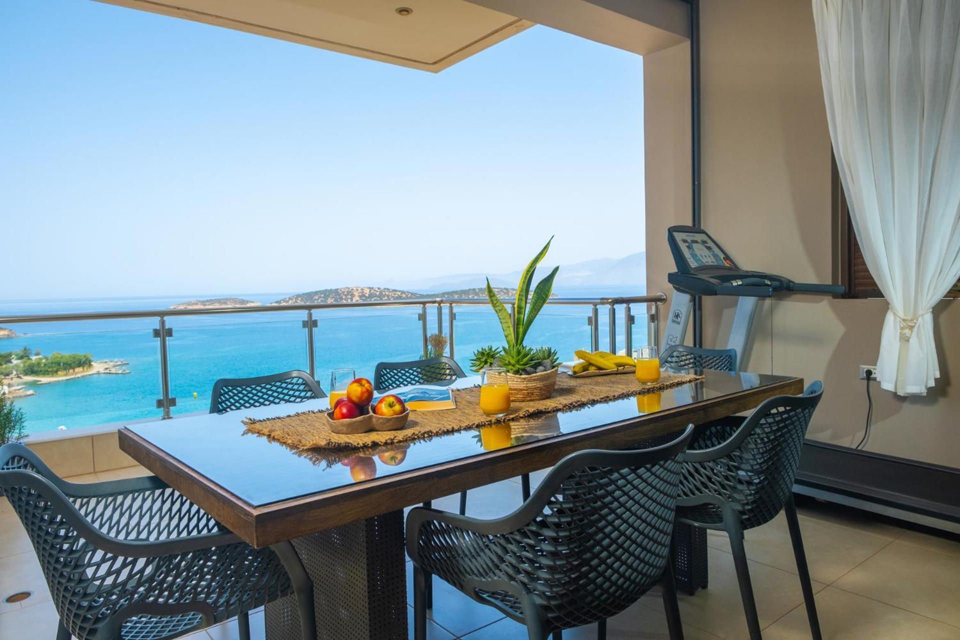 Thea Panoramic Sea View Apartment Agios Nikolaos  Ngoại thất bức ảnh